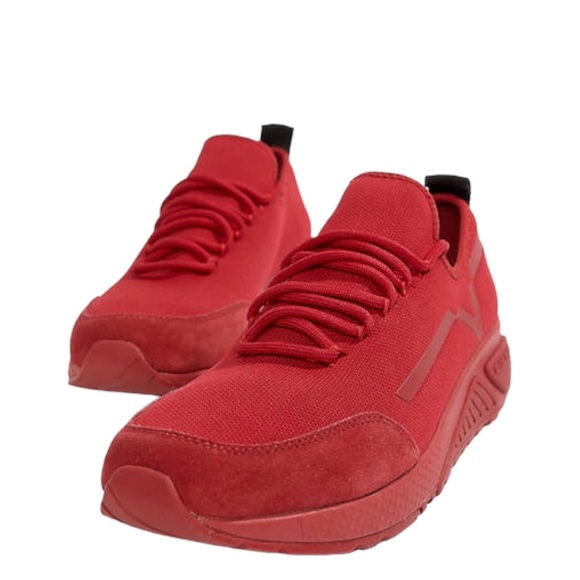 Diesel Other - 🛑 Diesel S-Kby Red Stretch Athletic Shoes